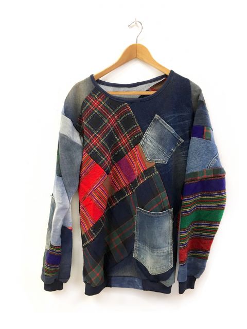 h.e.11C sweater patchwork